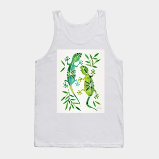 gecko green Tank Top